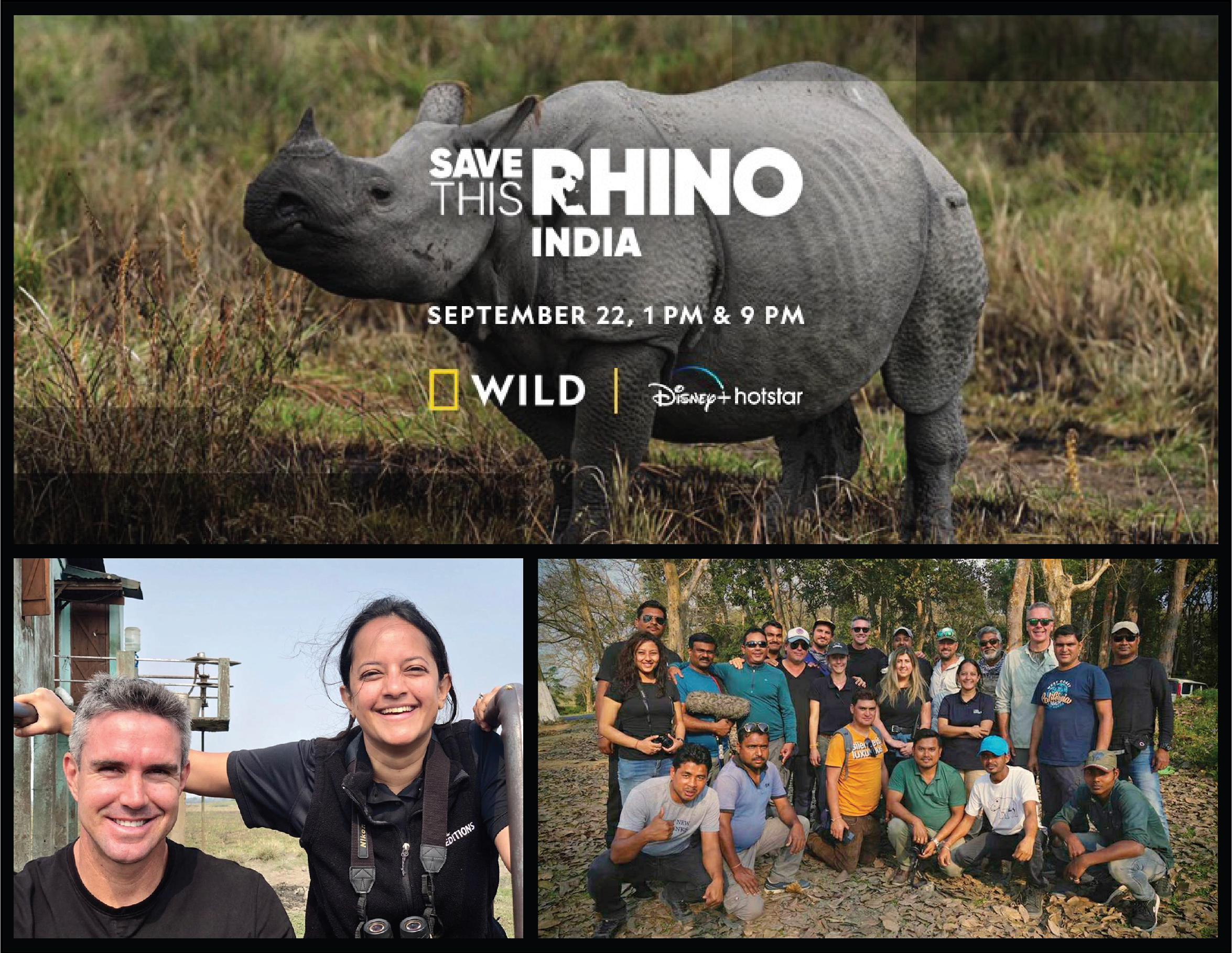 Save This Rhino- India, Dr. Krithi Karanth, Kevin Pietersen